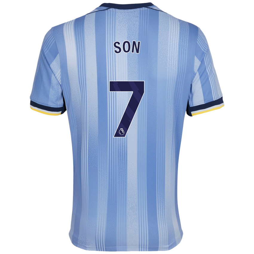 Criança Camisola Heung-Min Son #7 Azul Claro Alternativa 2024/25 Camisa