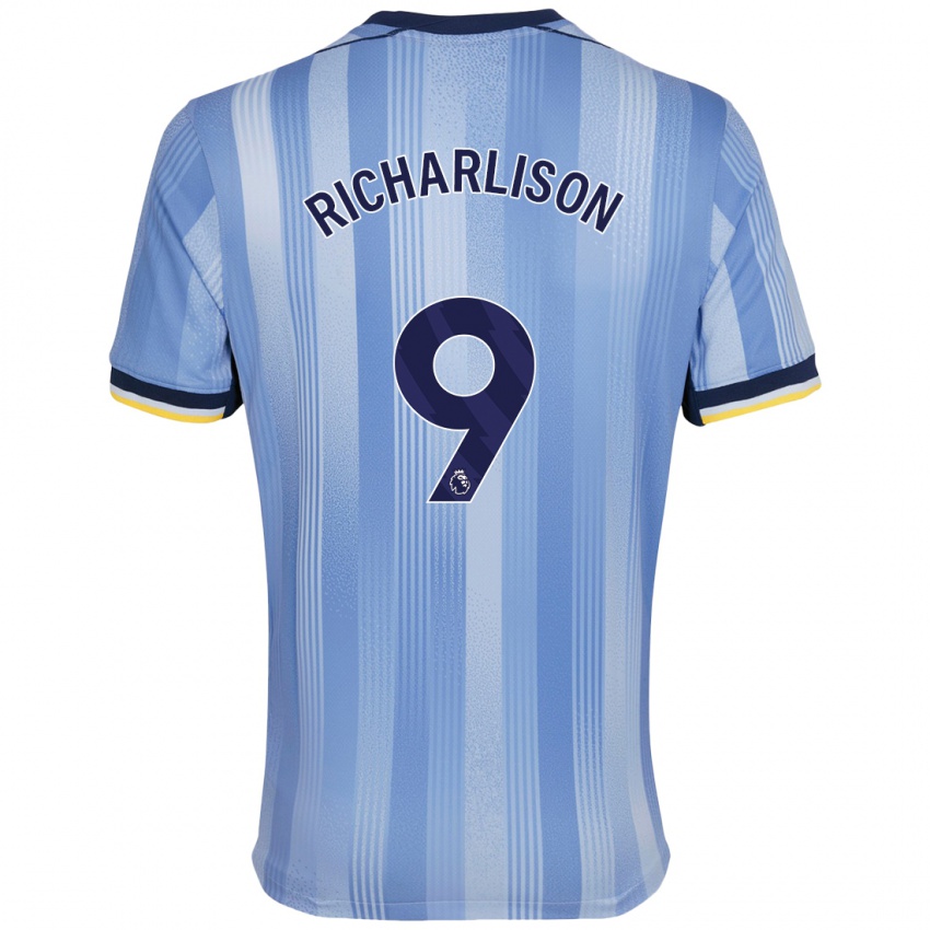 Criança Camisola Richarlison #9 Azul Claro Alternativa 2024/25 Camisa