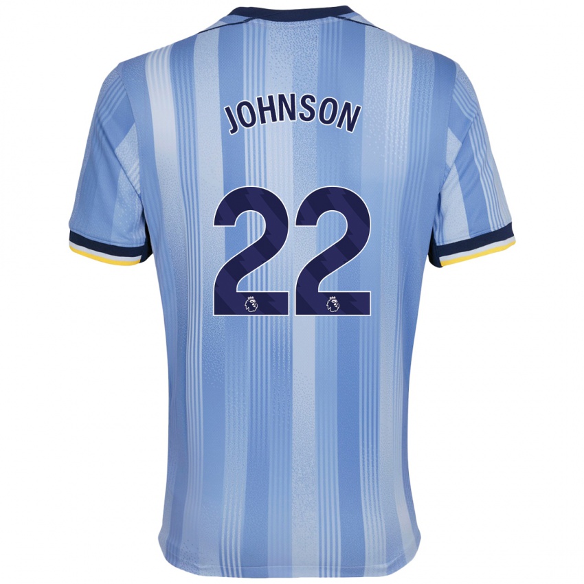 Criança Camisola Brennan Johnson #22 Azul Claro Alternativa 2024/25 Camisa