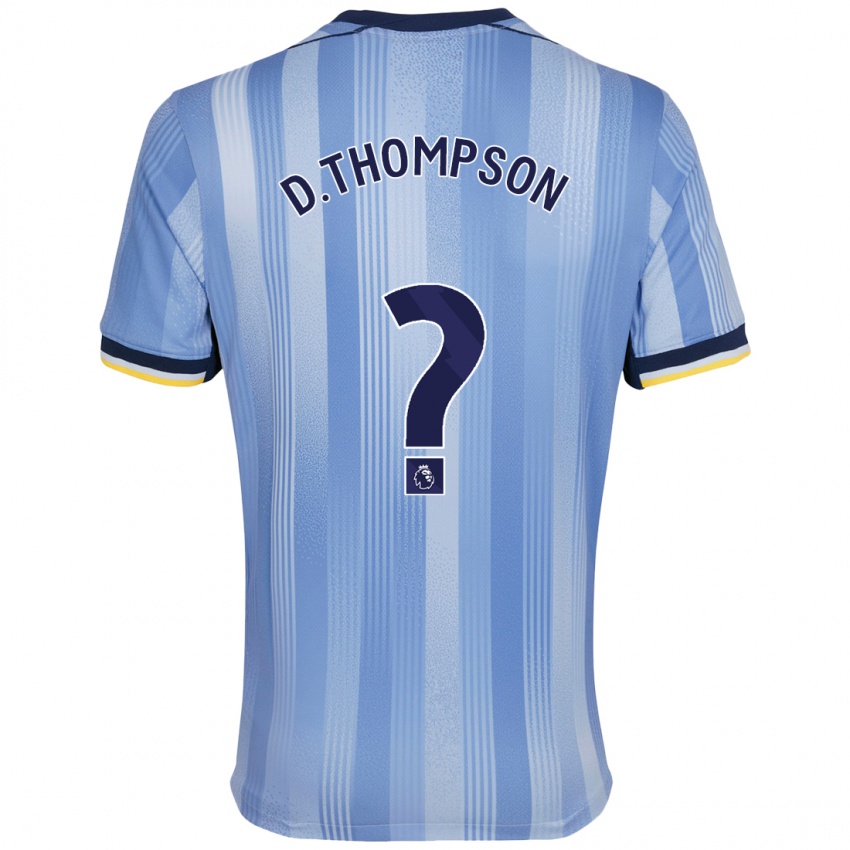 Criança Camisola Dylan Thompson #0 Azul Claro Alternativa 2024/25 Camisa