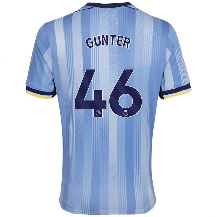 Criança Camisola Luca Gunter #46 Azul Claro Alternativa 2024/25 Camisa