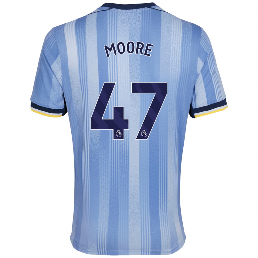 Criança Camisola Mikey Moore #47 Azul Claro Alternativa 2024/25 Camisa