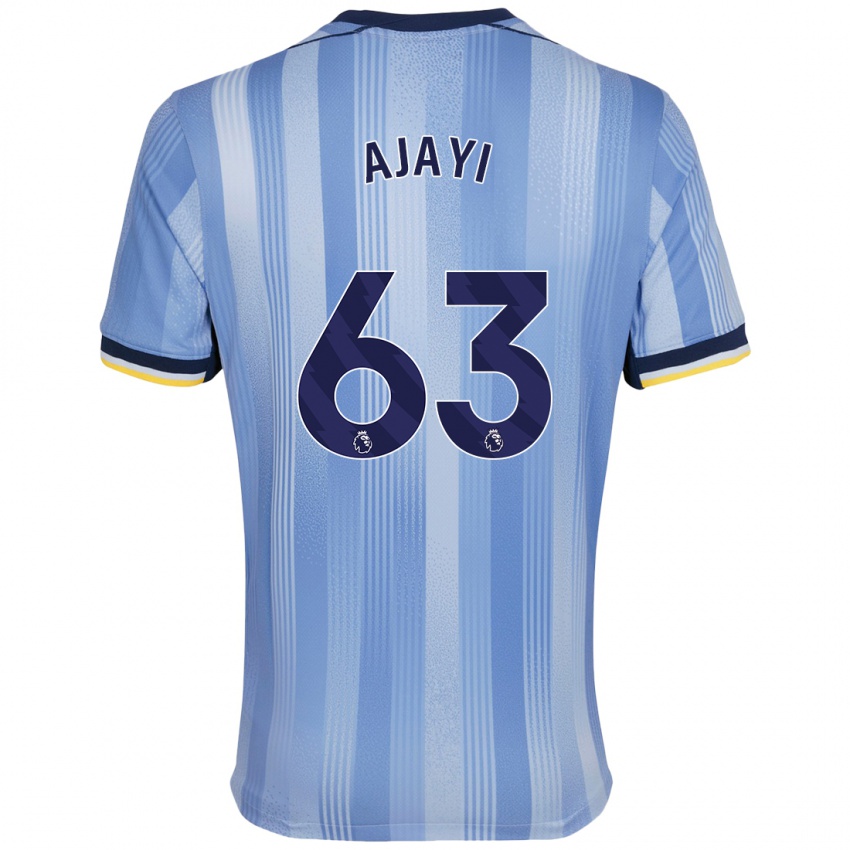 Criança Camisola Damola Ajayi #63 Azul Claro Alternativa 2024/25 Camisa