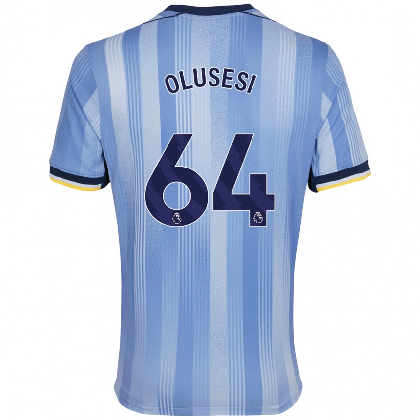 Criança Camisola Callum Olusesi #64 Azul Claro Alternativa 2024/25 Camisa