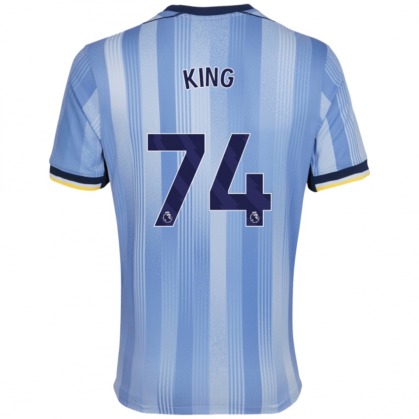 Criança Camisola Maeson King #74 Azul Claro Alternativa 2024/25 Camisa