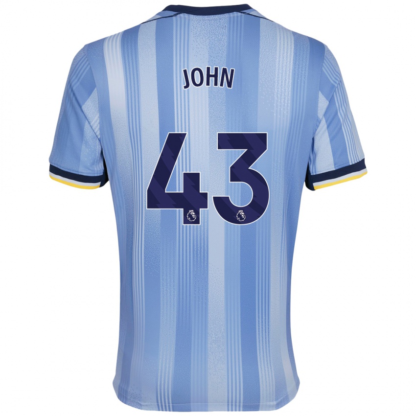 Criança Camisola Nile John #43 Azul Claro Alternativa 2024/25 Camisa