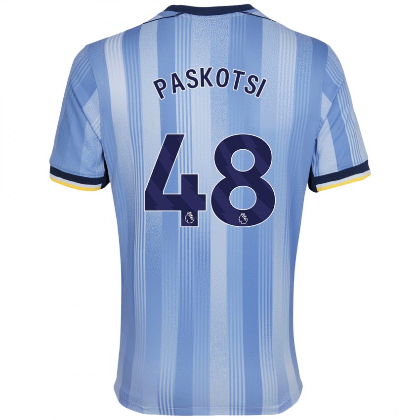 Criança Camisola Maksim Paskotsi #48 Azul Claro Alternativa 2024/25 Camisa