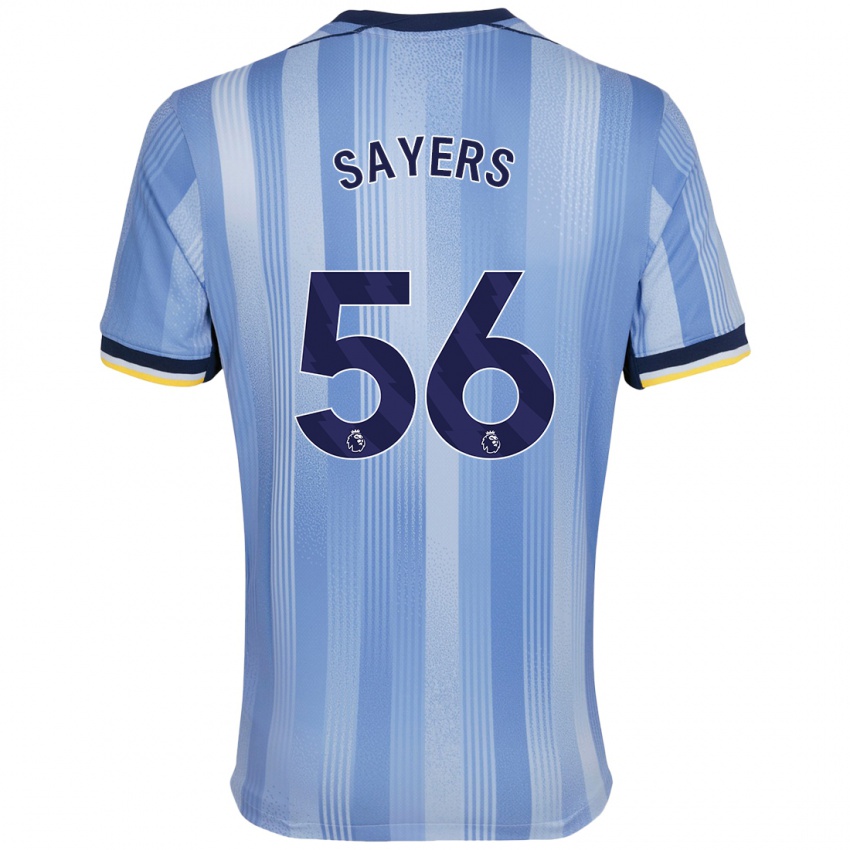 Criança Camisola Charlie Sayers #56 Azul Claro Alternativa 2024/25 Camisa