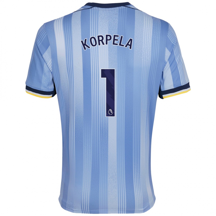 Criança Camisola Tinja-Riikka Korpela #1 Azul Claro Alternativa 2024/25 Camisa