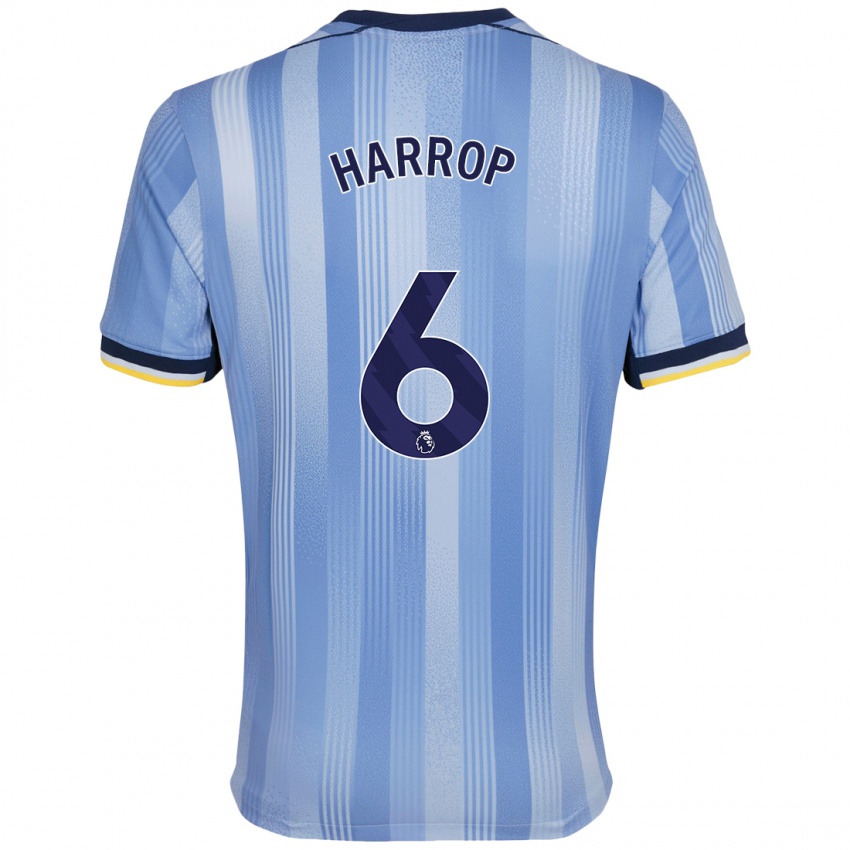 Criança Camisola Kerys Harrop #6 Azul Claro Alternativa 2024/25 Camisa