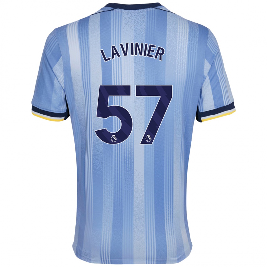 Criança Camisola Marcel Lavinier #57 Azul Claro Alternativa 2024/25 Camisa