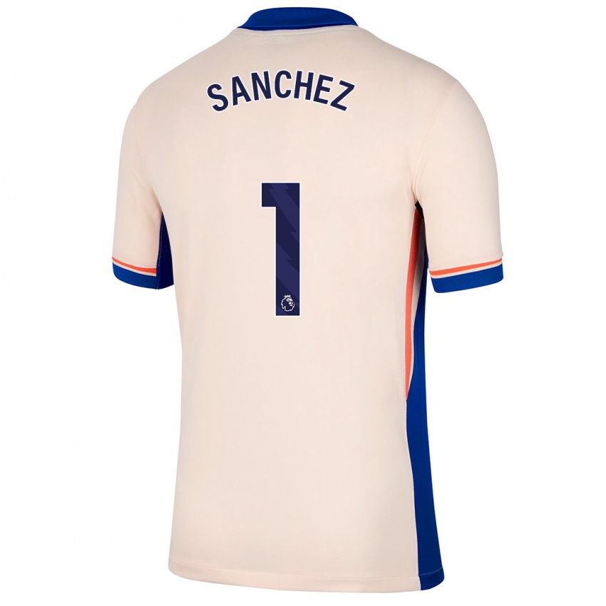 Criança Camisola Robert Sánchez #1 Bege Leve Alternativa 2024/25 Camisa