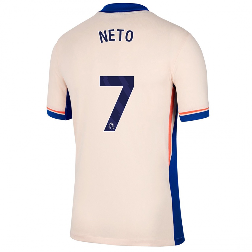 Criança Camisola Pedro Neto #7 Bege Leve Alternativa 2024/25 Camisa