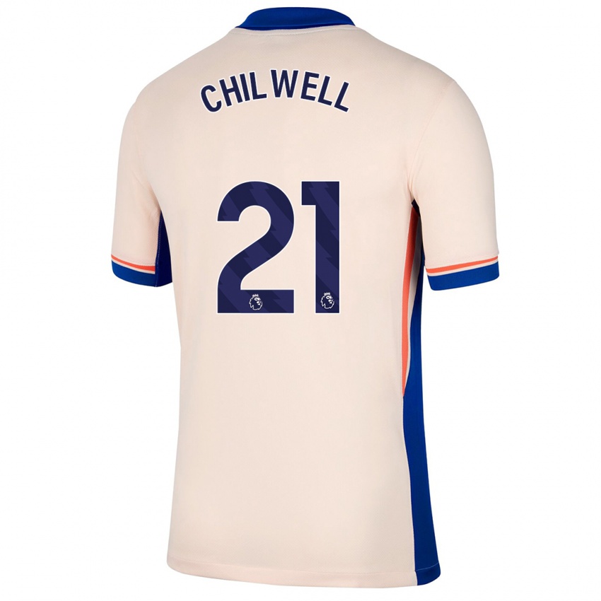 Criança Camisola Ben Chilwell #21 Bege Leve Alternativa 2024/25 Camisa