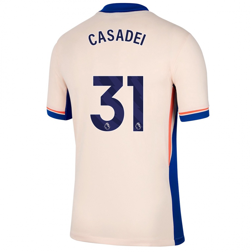 Criança Camisola Cesare Casadei #31 Bege Leve Alternativa 2024/25 Camisa