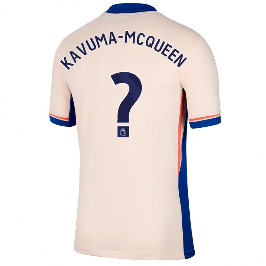 Criança Camisola Ryan Kavuma-Mcqueen #0 Bege Leve Alternativa 2024/25 Camisa