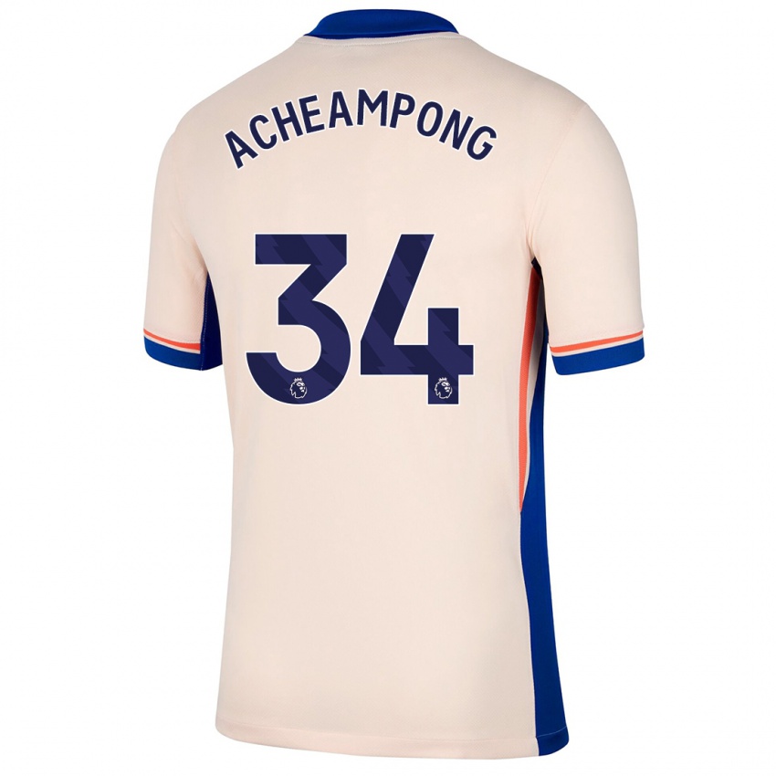 Criança Camisola Josh Acheampong #34 Bege Leve Alternativa 2024/25 Camisa