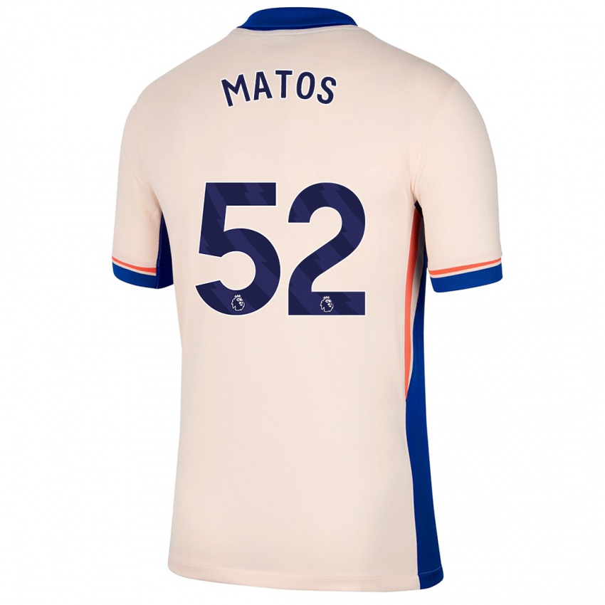 Criança Camisola Alex Matos #52 Bege Leve Alternativa 2024/25 Camisa