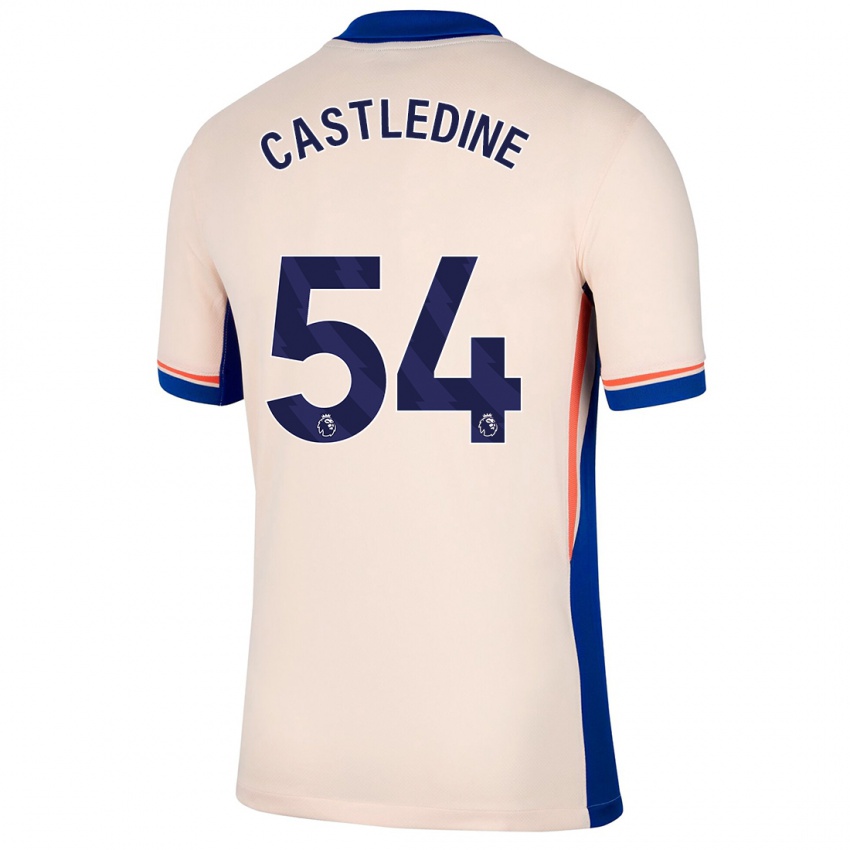 Criança Camisola Leo Castledine #54 Bege Leve Alternativa 2024/25 Camisa