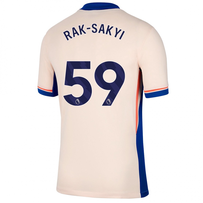 Criança Camisola Sam Rak-Sakyi #59 Bege Leve Alternativa 2024/25 Camisa