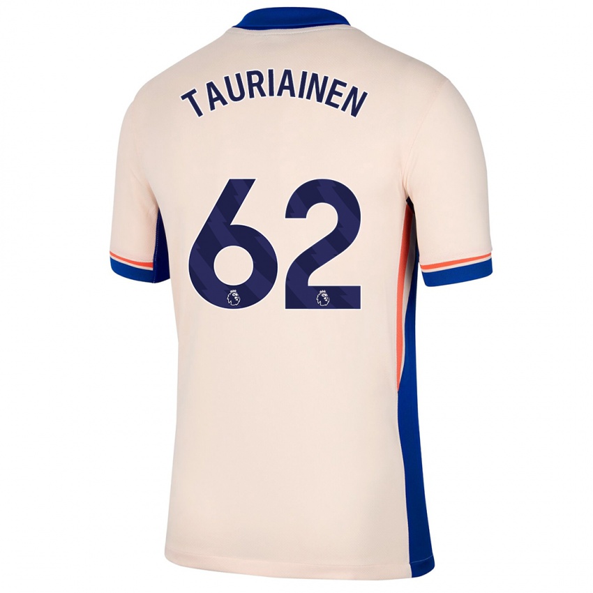 Criança Camisola Jimi Tauriainen #62 Bege Leve Alternativa 2024/25 Camisa