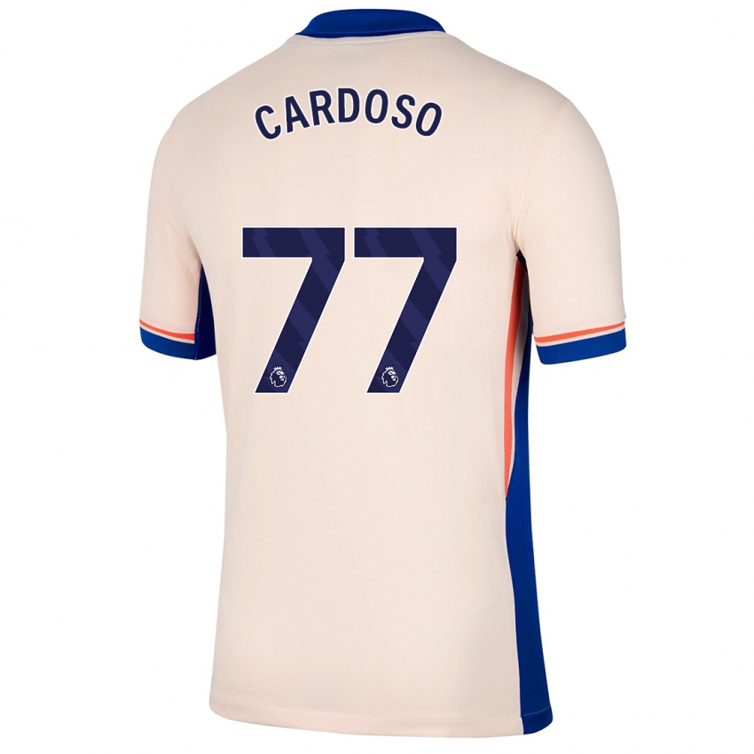 Criança Camisola Leo Cardoso #77 Bege Leve Alternativa 2024/25 Camisa