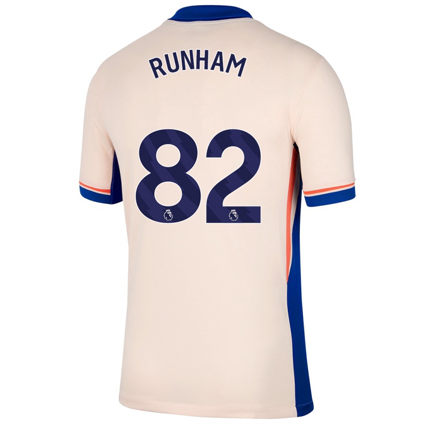 Criança Camisola Frankie Runham #82 Bege Leve Alternativa 2024/25 Camisa