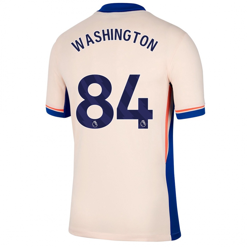 Criança Camisola Marcell Washington #84 Bege Leve Alternativa 2024/25 Camisa