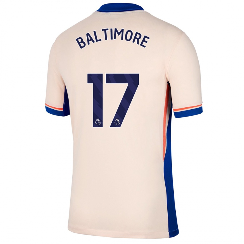 Criança Camisola Sandy Baltimore #17 Bege Leve Alternativa 2024/25 Camisa