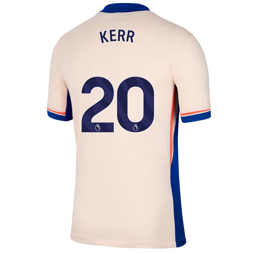 Criança Camisola Sam Kerr #20 Bege Leve Alternativa 2024/25 Camisa