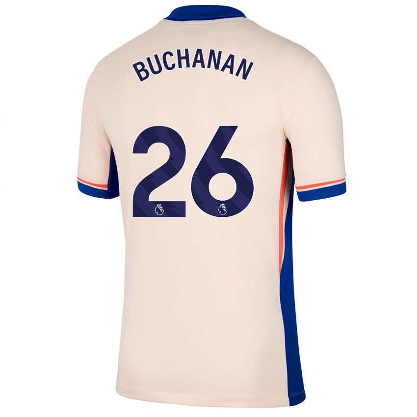 Criança Camisola Kadeisha Buchanan #26 Bege Leve Alternativa 2024/25 Camisa