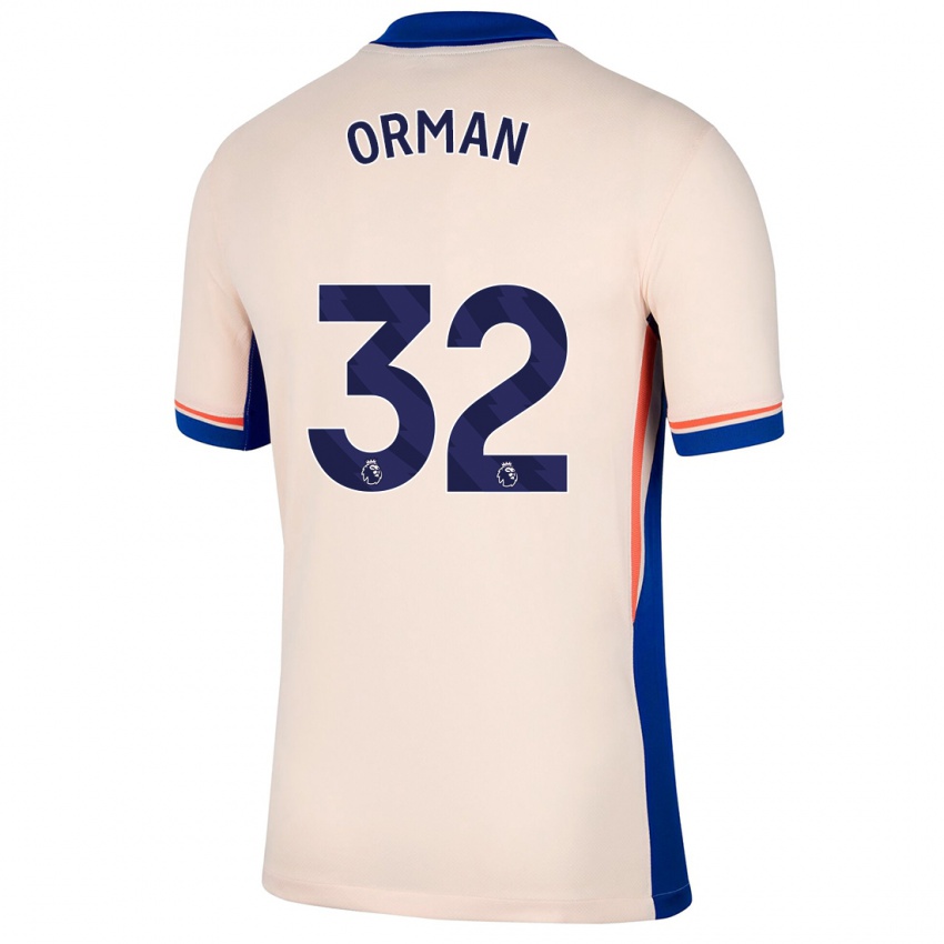 Criança Camisola Emily Orman #32 Bege Leve Alternativa 2024/25 Camisa