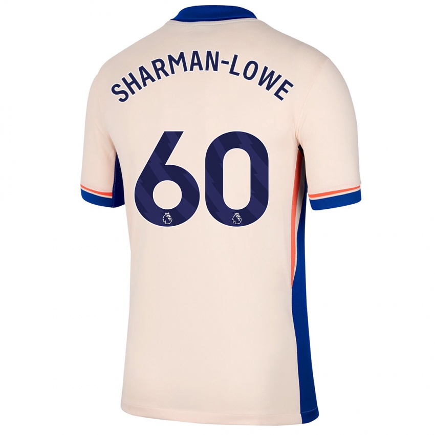 Criança Camisola Teddy Sharman-Lowe #60 Bege Leve Alternativa 2024/25 Camisa