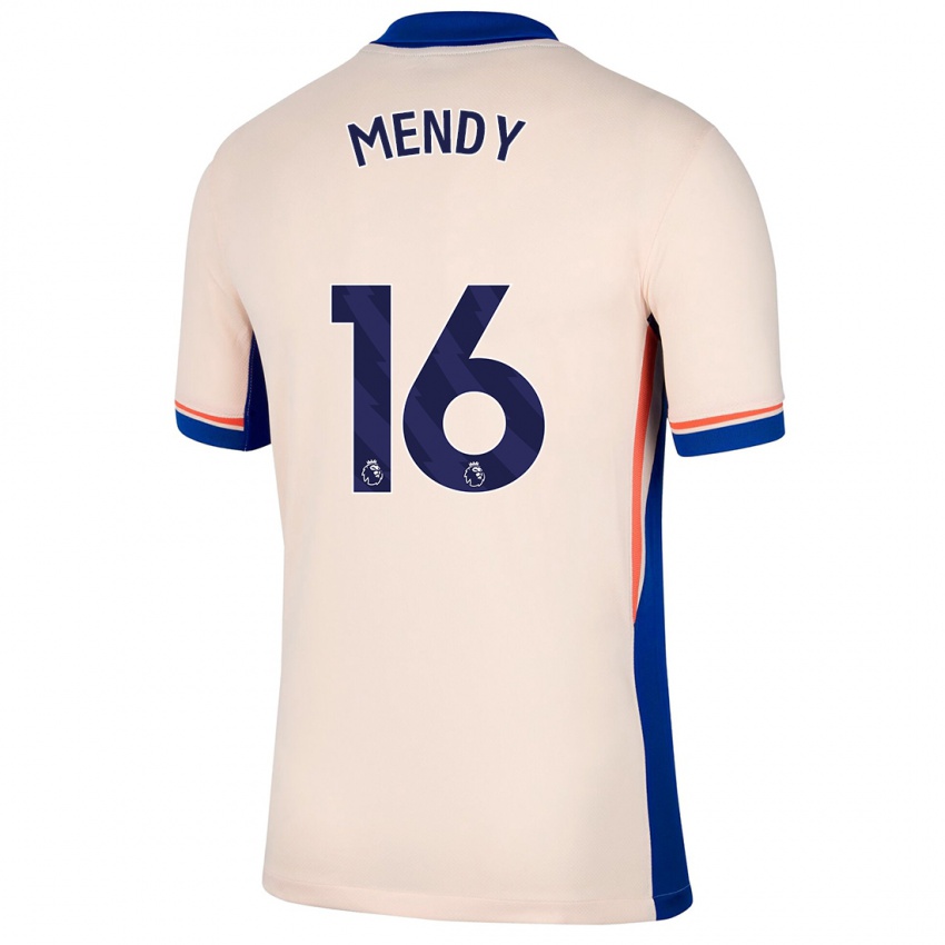 Criança Camisola Edouard Mendy #16 Bege Leve Alternativa 2024/25 Camisa