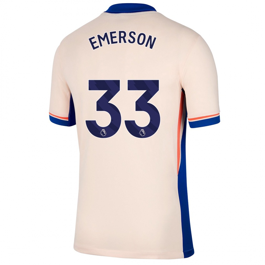 Criança Camisola Emerson #33 Bege Leve Alternativa 2024/25 Camisa