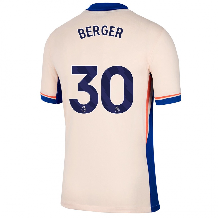 Criança Camisola Ann-Katrin Berger #30 Bege Leve Alternativa 2024/25 Camisa