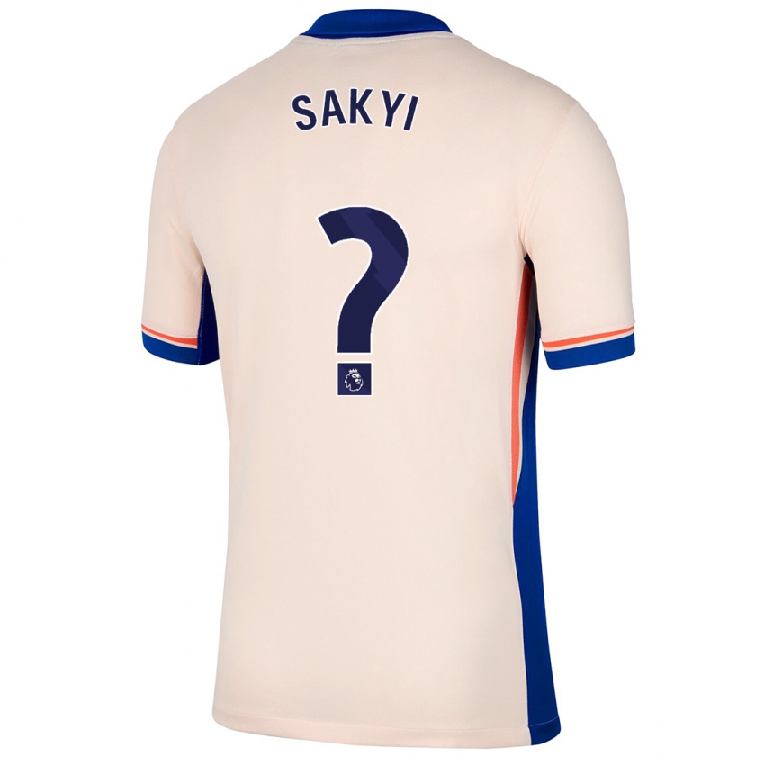 Criança Camisola Samuel Rak-Sakyi #0 Bege Leve Alternativa 2024/25 Camisa