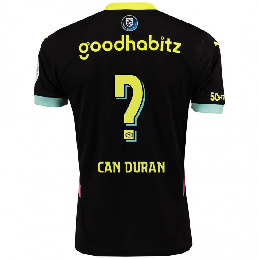 Criança Camisola Emre Can Duran #0 Amarelo Preto Alternativa 2024/25 Camisa