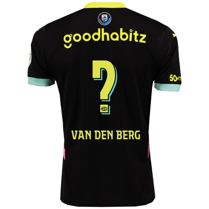 Criança Camisola Joel Van Den Berg #0 Amarelo Preto Alternativa 2024/25 Camisa