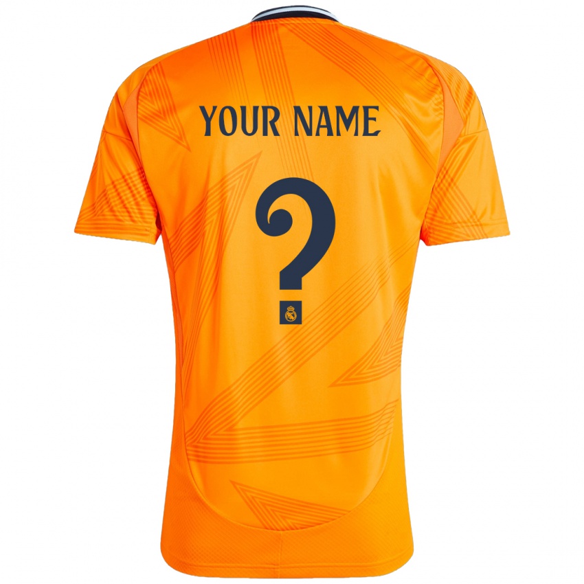 Criança Camisola Seu Nome #0 Laranja Alternativa 2024/25 Camisa