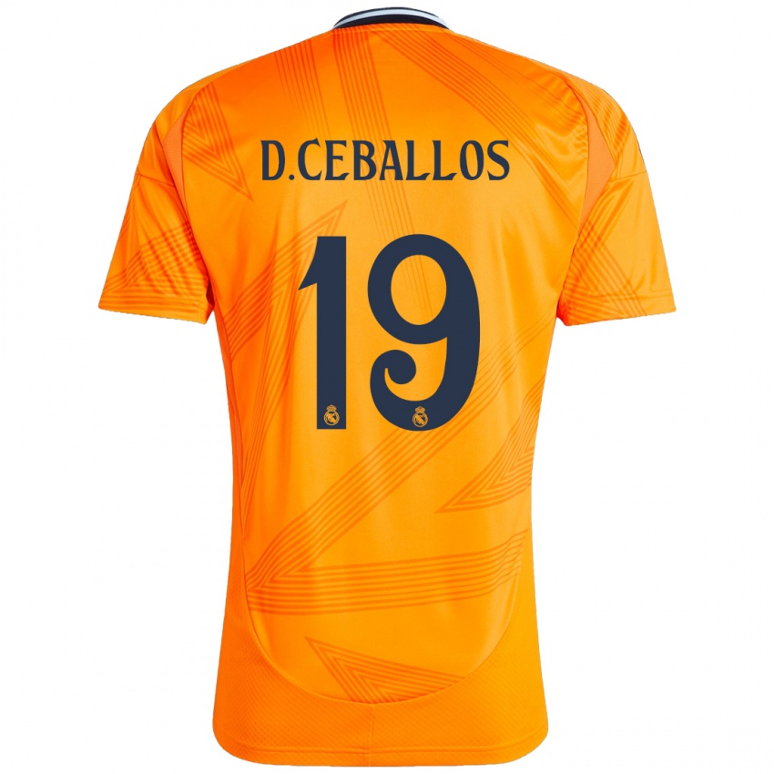 Criança Camisola Dani Ceballos #19 Laranja Alternativa 2024/25 Camisa