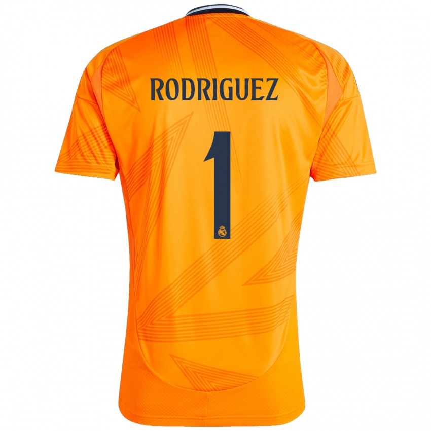 Criança Camisola Misa Rodriguez #1 Laranja Alternativa 2024/25 Camisa