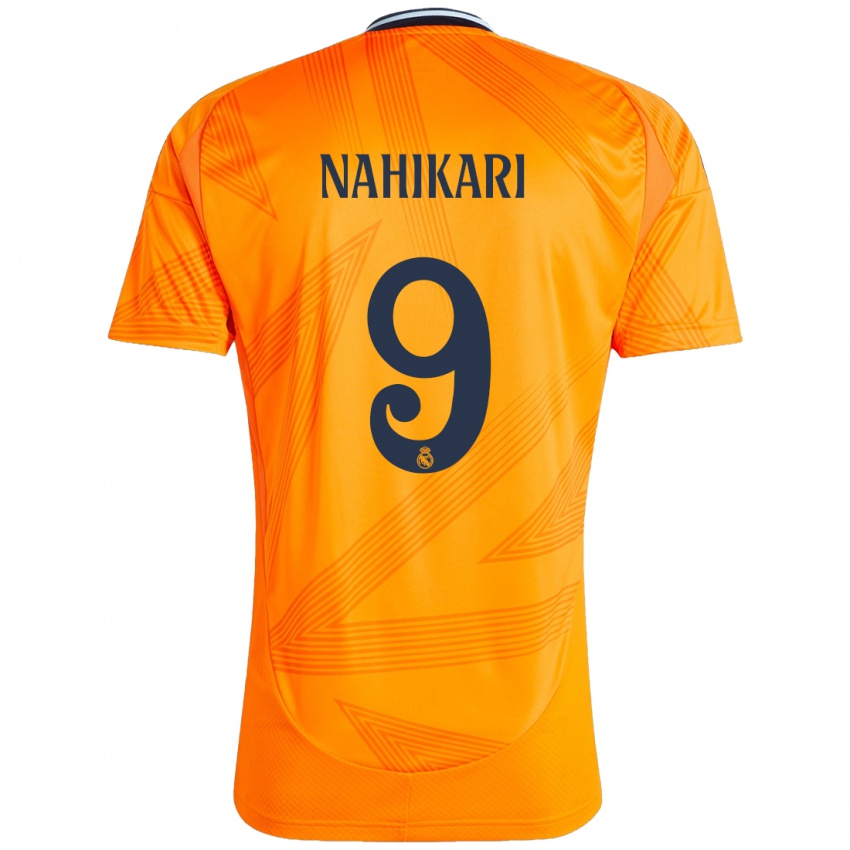 Criança Camisola Nahikari Garcia #9 Laranja Alternativa 2024/25 Camisa