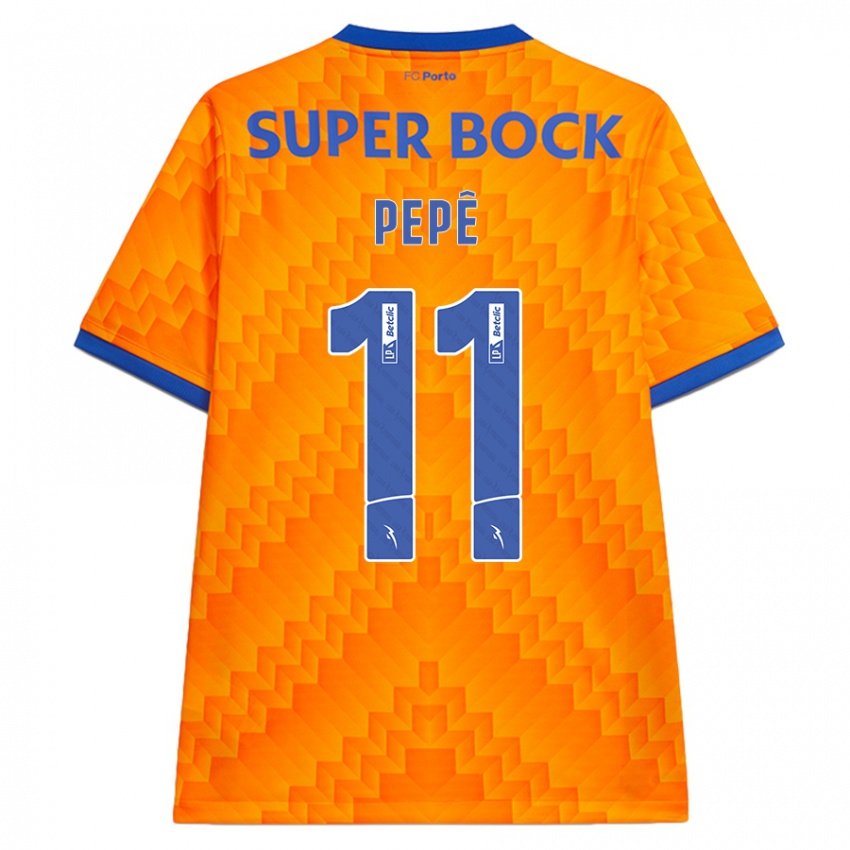 Criança Camisola Pepe #11 Laranja Alternativa 2024/25 Camisa