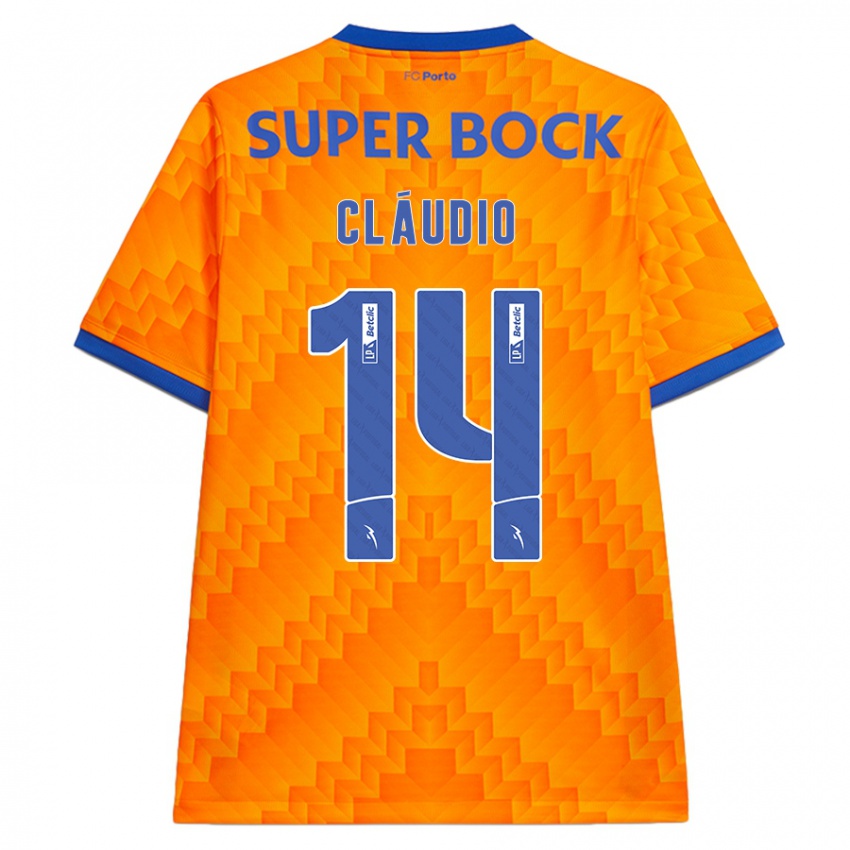 Criança Camisola Claudio Ramos #14 Laranja Alternativa 2024/25 Camisa