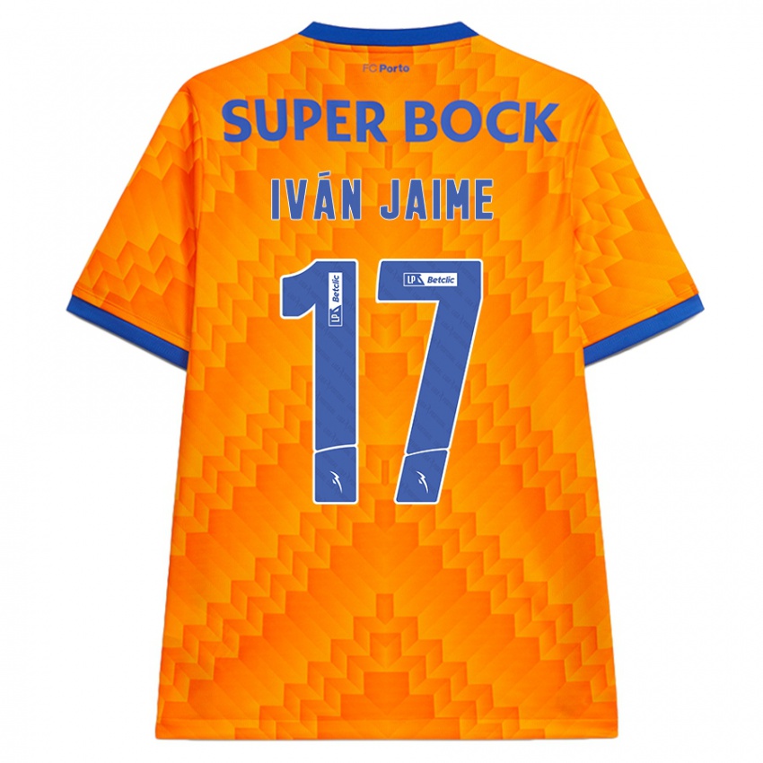 Criança Camisola Iván Jaime #17 Laranja Alternativa 2024/25 Camisa