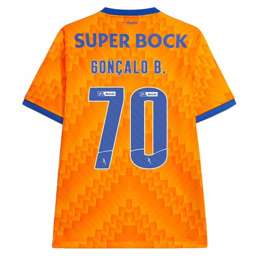 Criança Camisola Goncalo Borges #70 Laranja Alternativa 2024/25 Camisa