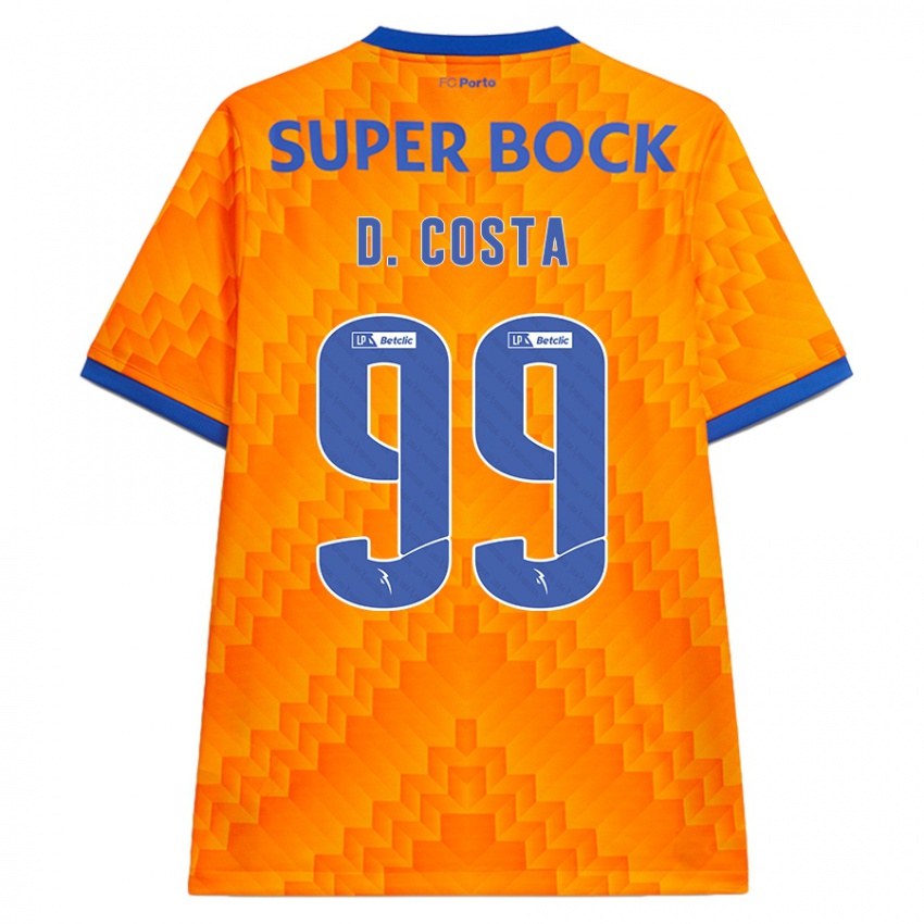 Criança Camisola Diogo Costa #99 Laranja Alternativa 2024/25 Camisa