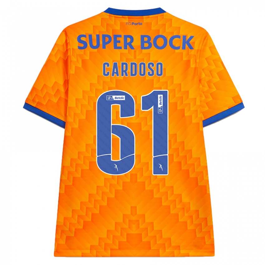 Criança Camisola Ivan Cardoso #61 Laranja Alternativa 2024/25 Camisa