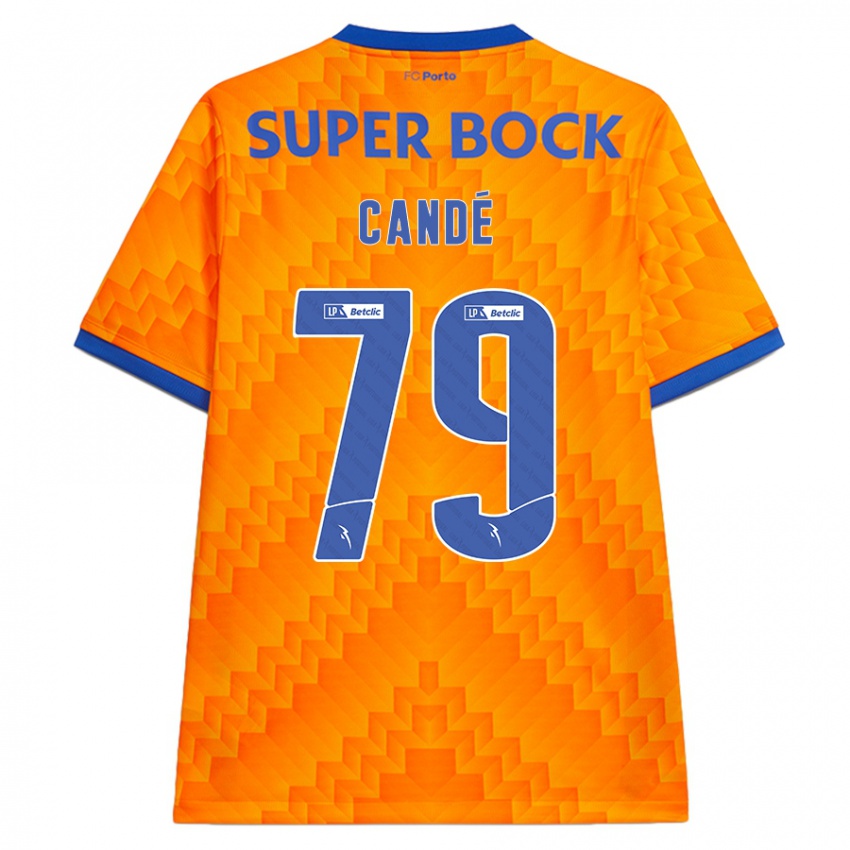 Criança Camisola Umaro Candé #79 Laranja Alternativa 2024/25 Camisa